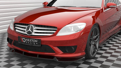 Frontlippe V.1 passend für Mercedes CL 63 AMG C216 schwarz Hochglanz