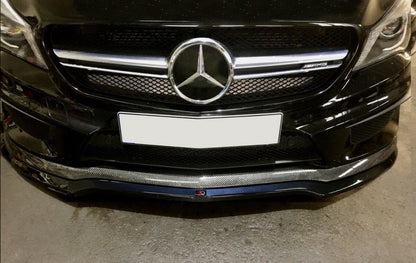 Frontlippe V.1 passend für Mercedes CLA 45 AMG C117 (vor FL) schwarz Hochglanz