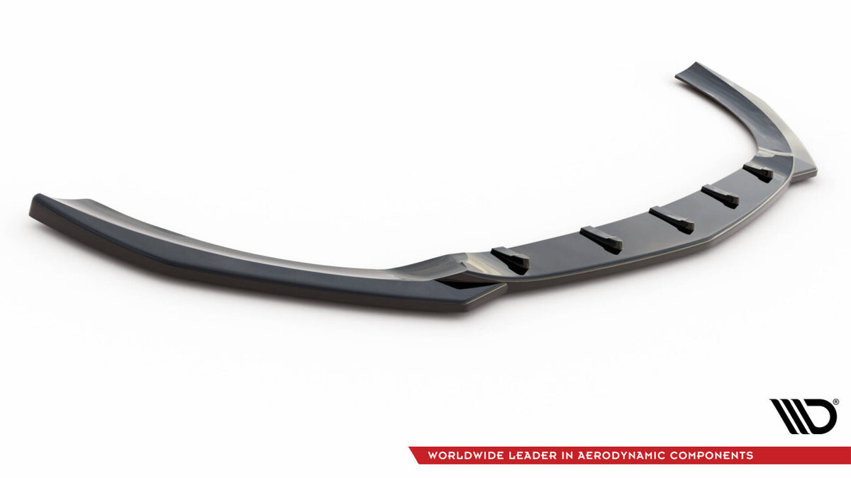 Frontlippe V.1 passend für Mercedes CLA A35 AMG / AMG-Line C118 schwarz Hochglanz