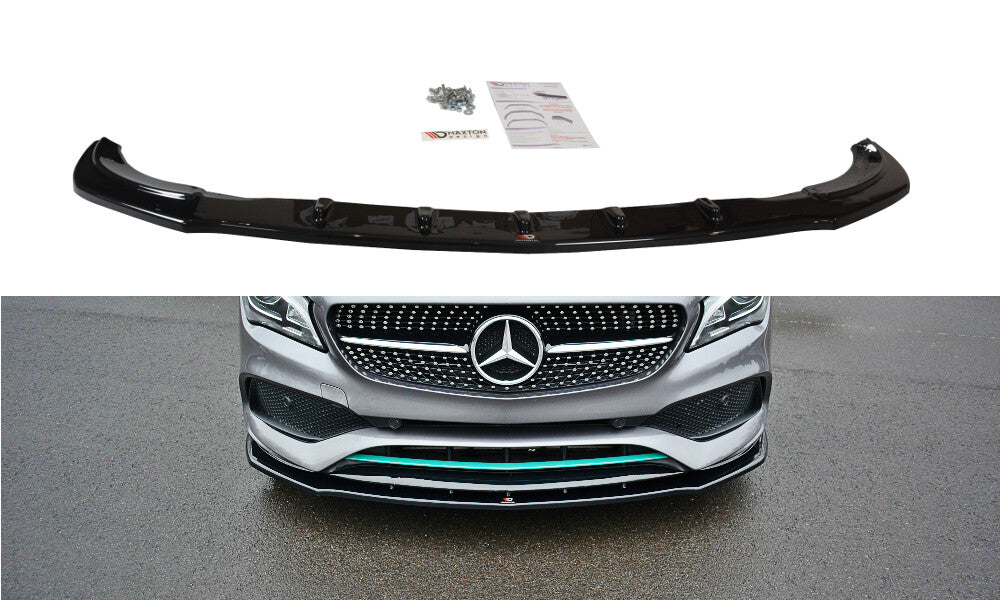 Frontlippe V.1 passend für Mercedes CLA C117 AMG-LINE FL schwarz Hochglanz