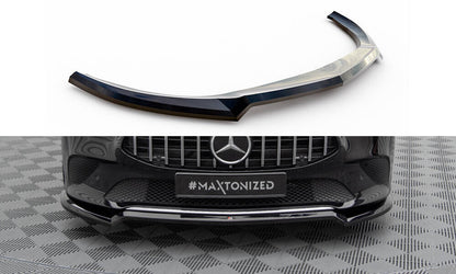 Frontlippe V.1 passend für Mercedes CLA C118 schwarz Hochglanz