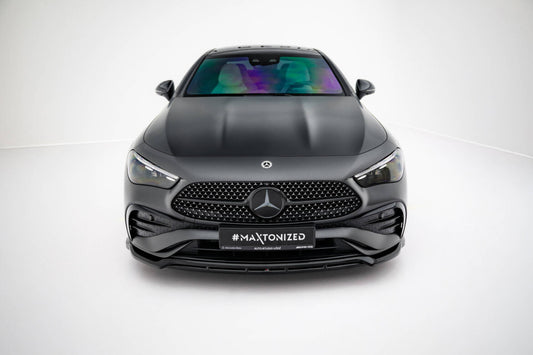 Frontlippe V.1 passend für Mercedes CLE AMG-Line C236 schwarz Hochglanz