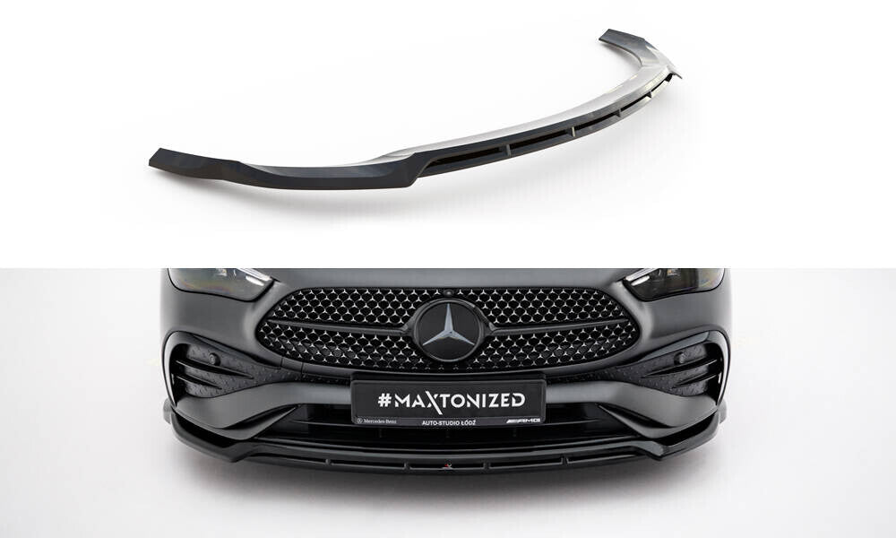 Frontlippe V.1 passend für Mercedes CLE AMG-Line C236 schwarz Hochglanz
