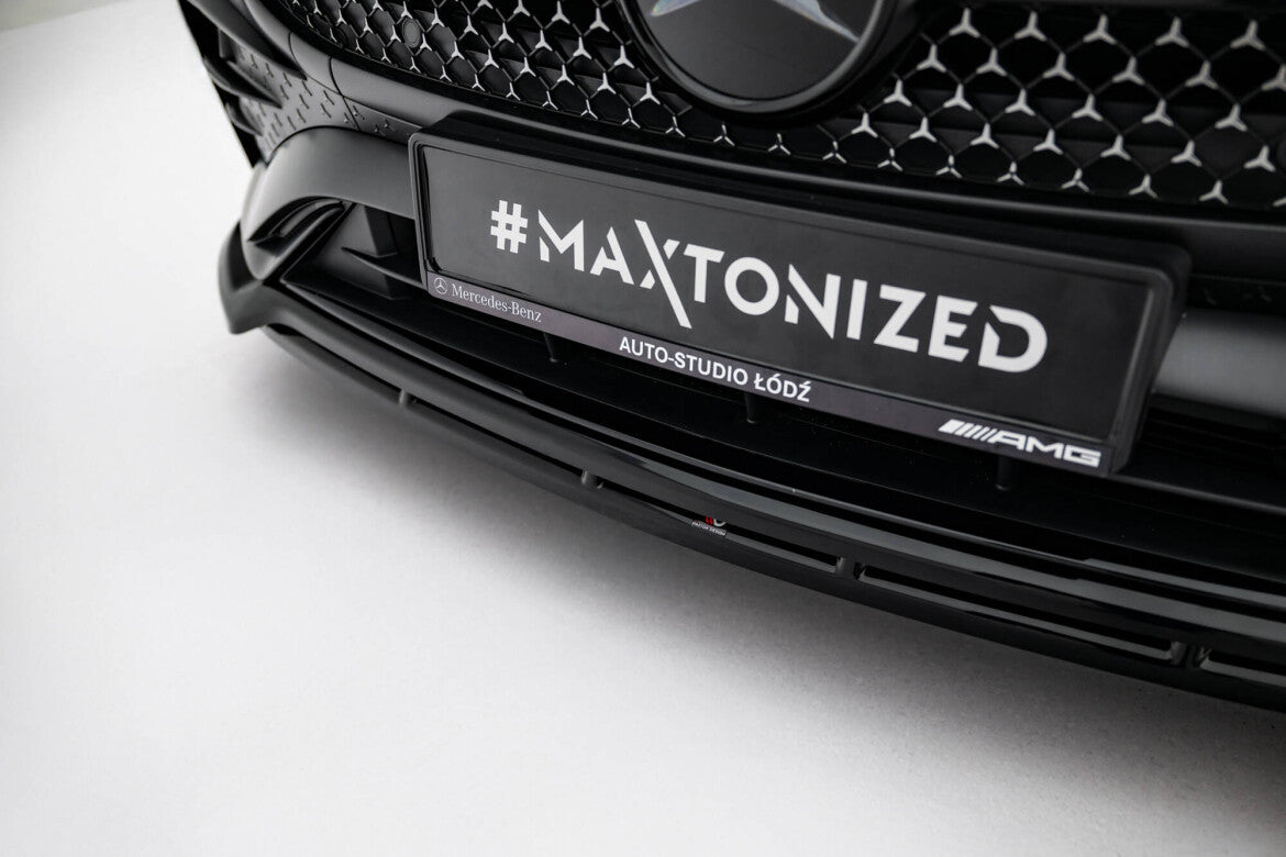 Frontlippe V.1 passend für Mercedes CLE AMG-Line C236 schwarz Hochglanz