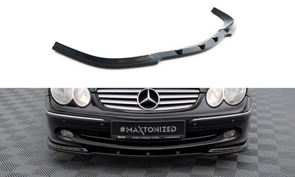Frontlippe V.1 passend für Mercedes CLK W 209 passend für Standard Stoßstange schwarz Hochglanz