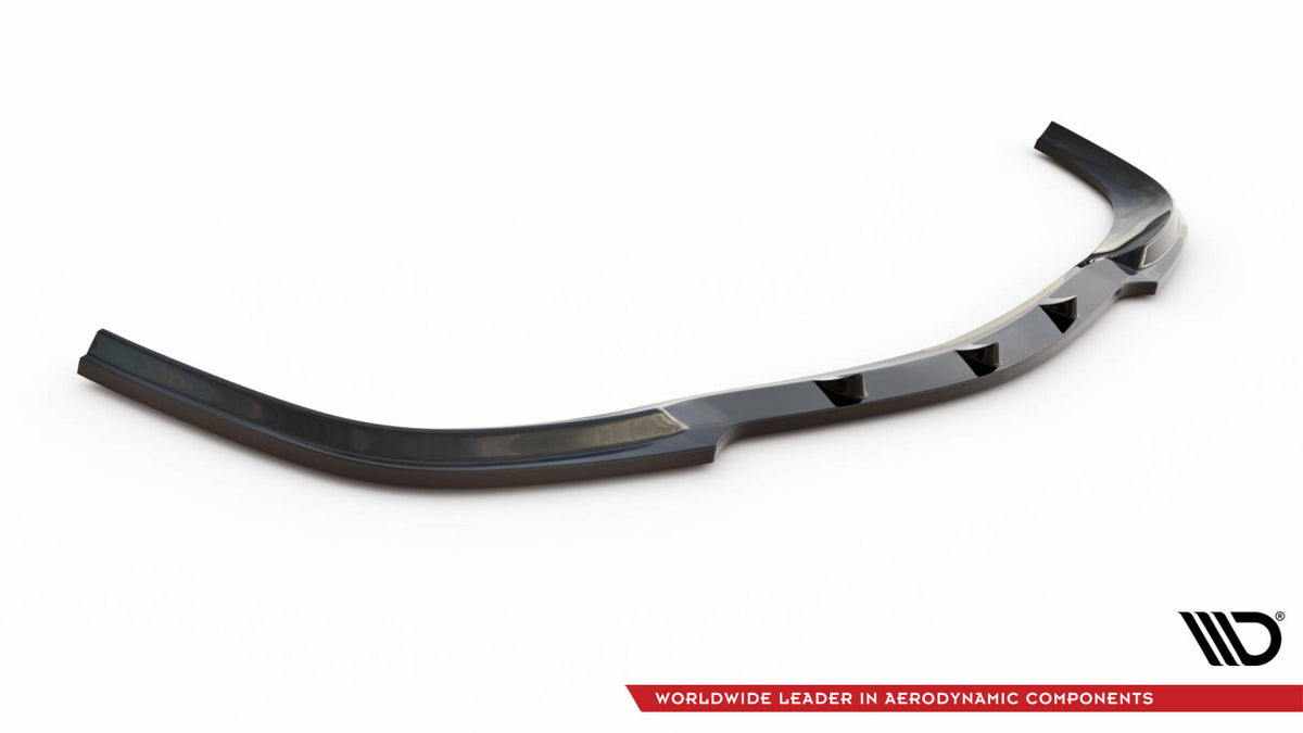 Frontlippe V.1 passend für Mercedes CLK W 209 passend für Standard Stoßstange schwarz Hochglanz