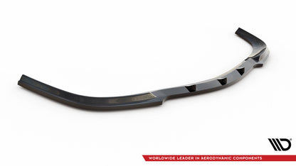 Frontlippe V.1 passend für Mercedes CLK W 209 passend für Standard Stoßstange schwarz Hochglanz