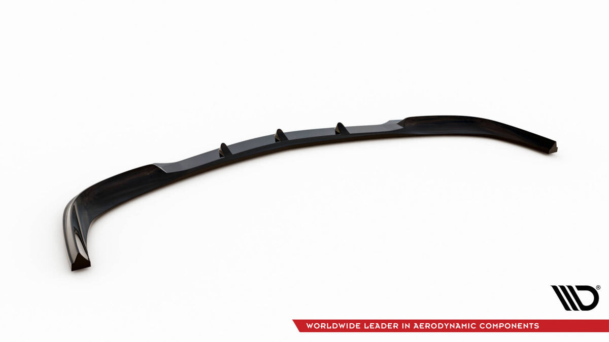 Frontlippe V.1 passend für Mercedes CLK W 209 passend für Standard Stoßstange schwarz Hochglanz