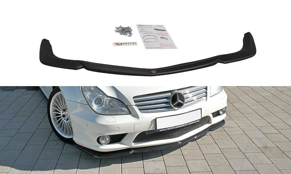 Frontlippe V.1 passend für Mercedes CLS C219 55AMG schwarz Hochglanz