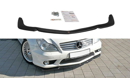 Frontlippe V.1 passend für Mercedes CLS C219 55AMG schwarz Hochglanz