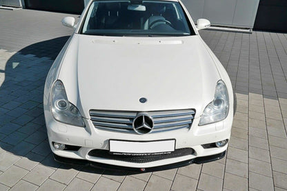 Frontlippe V.1 passend für Mercedes CLS C219 55AMG schwarz Hochglanz