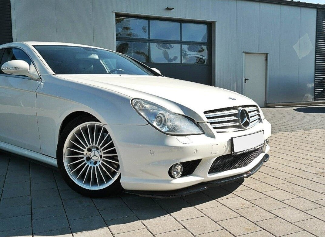 Frontlippe V.1 passend für Mercedes CLS C219 55AMG schwarz Hochglanz