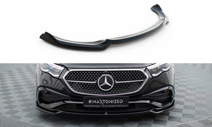 Frontlippe V.1 passend für Mercedes E AMG-Line W214 schwarz Hochglanz