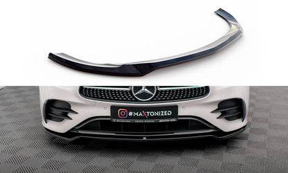 Frontlippe V.1 passend für Mercedes E-Klasse W213 Coupe FL (C238 FL) / Cabriolet (A238 FL) AMG-Line / 53 AMG schwarz Hochglanz