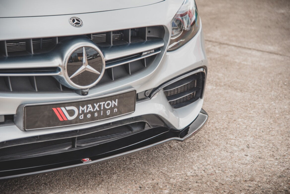 Frontlippe V.1 passend für Mercedes E63 AMG Kombi/Limousine S213/W213 schwarz Hochglanz
