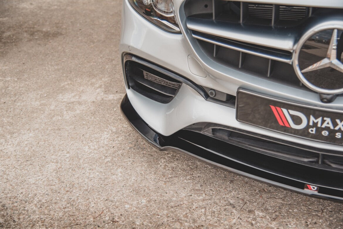 Frontlippe V.1 passend für Mercedes E63 AMG Kombi/Limousine S213/W213 schwarz Hochglanz