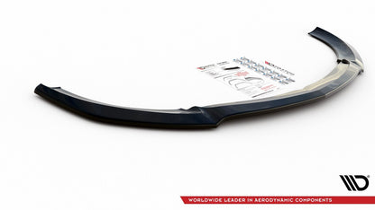 Frontlippe V.1 passend für Mercedes E63 AMG Kombi/Limousine S213/W213 schwarz Hochglanz