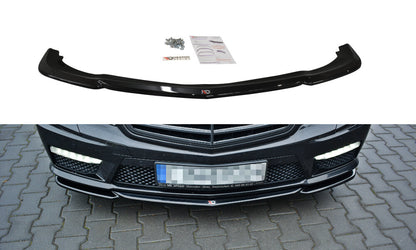 Frontlippe V.1 passend für Mercedes E63 AMG W212 schwarz Hochglanz