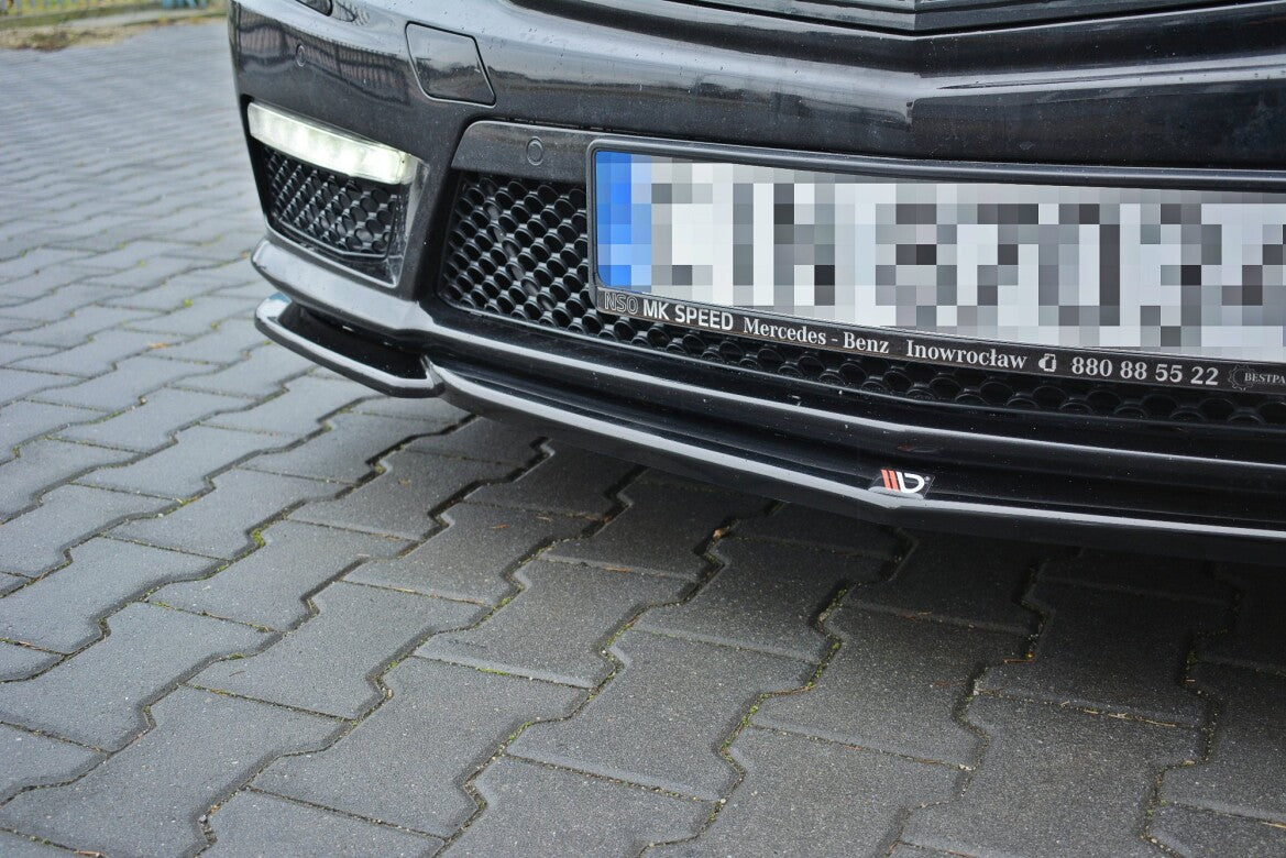 Frontlippe V.1 passend für Mercedes E63 AMG W212 schwarz Hochglanz