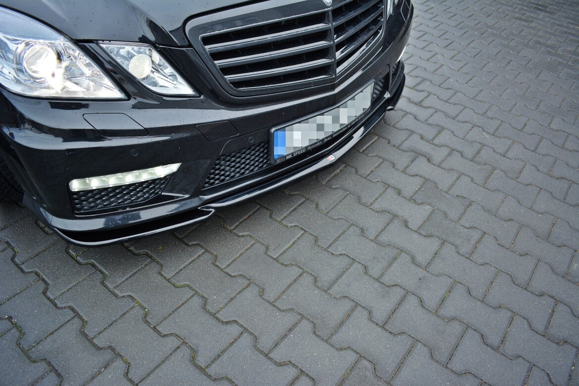 Frontlippe V.1 passend für Mercedes E63 AMG W212 schwarz Hochglanz