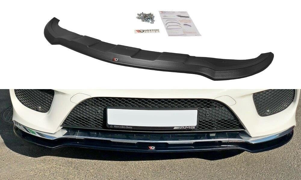 Frontlippe V.1 passend für Mercedes GLE W166 AMG-Line schwarz Hochglanz