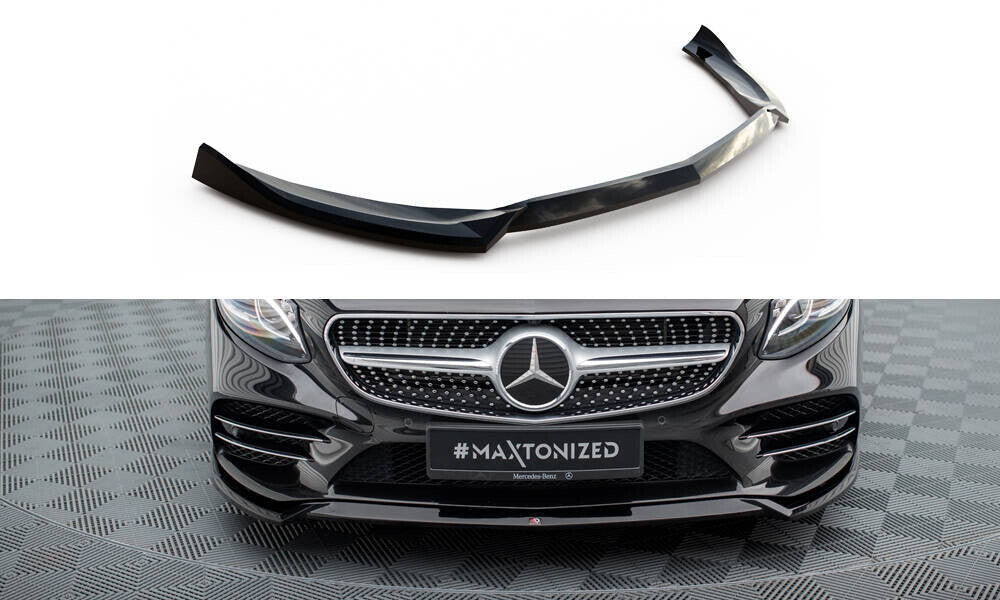 Frontlippe V.1 passend für Mercedes S Coupe AMG-Line C217 FL schwarz Hochglanz