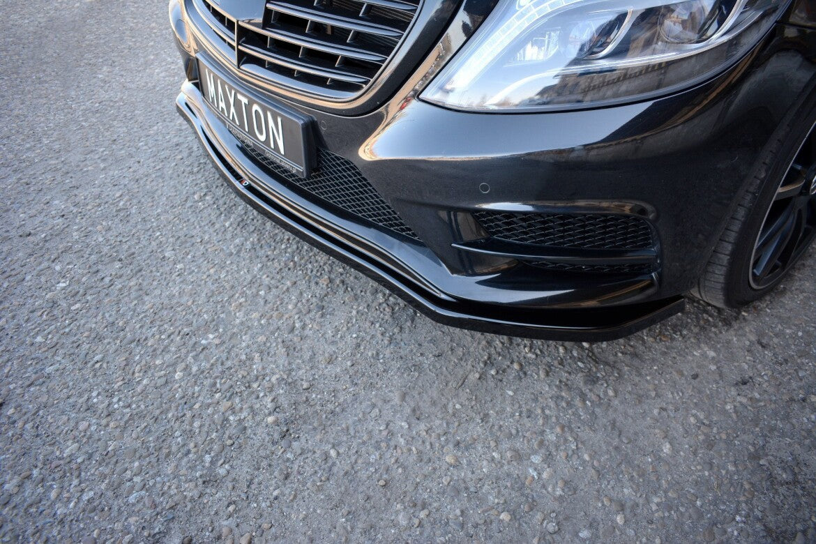 Frontlippe V.1 passend für Mercedes S-Klasse AMG-LINE W222 schwarz Hochglanz