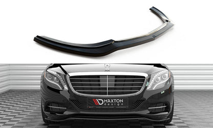 Frontlippe V.1 passend für Mercedes S W222 schwarz Hochglanz