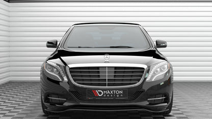 Frontlippe V.1 passend für Mercedes S W222 schwarz Hochglanz