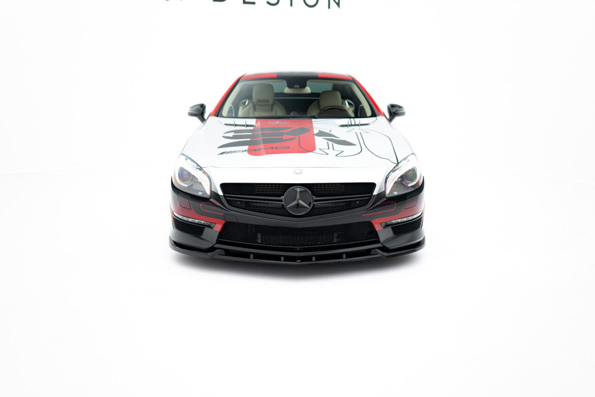 Frontlippe V.1 passend für Mercedes SL 63 AMG R231 schwarz Hochglanz