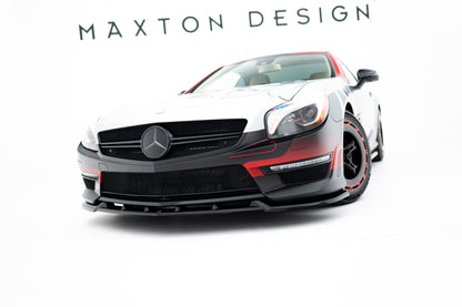 Frontlippe V.1 passend für Mercedes SL 63 AMG R231 schwarz Hochglanz