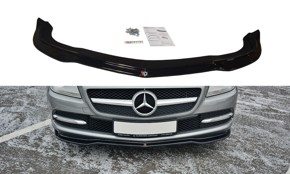 Frontlippe V.1 passend für Mercedes SLK R172 schwarz Hochglanz