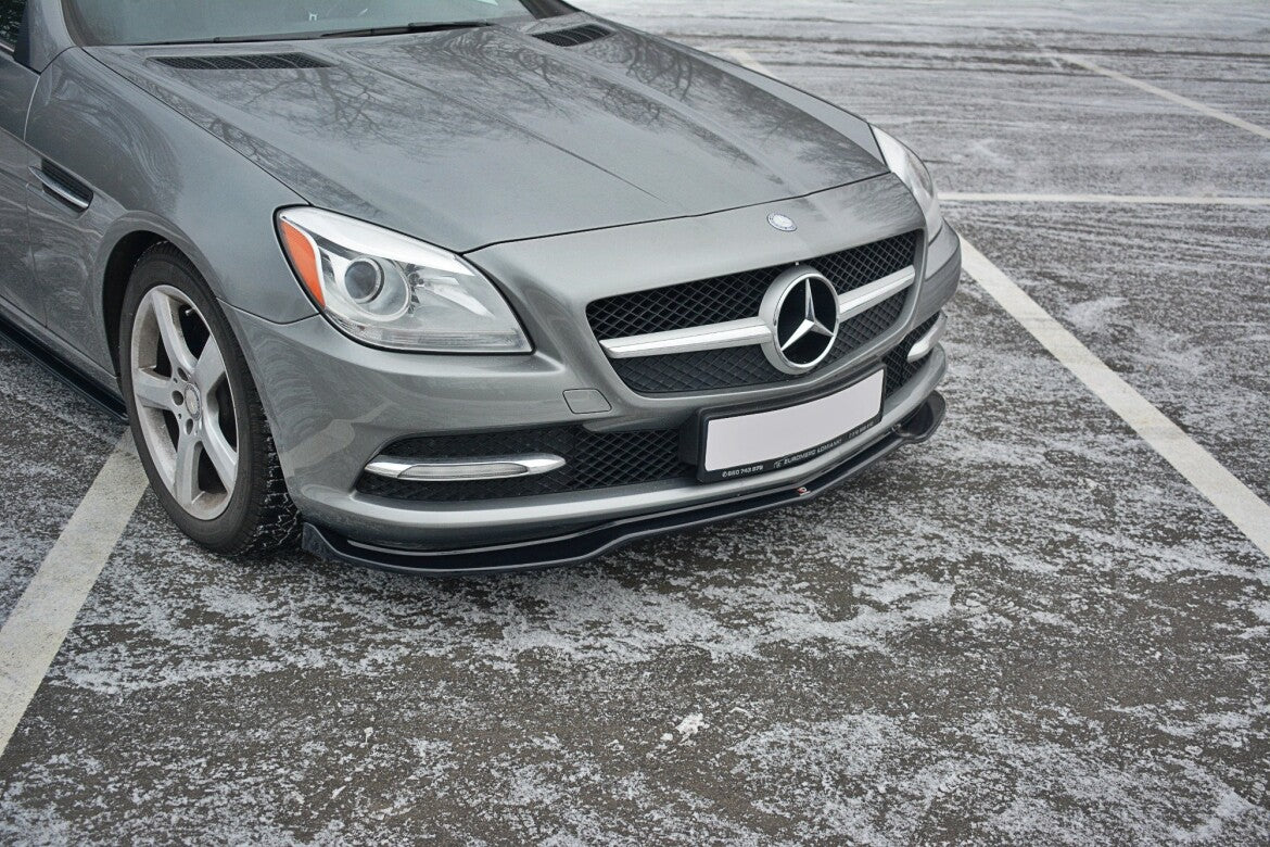 Frontlippe V.1 passend für Mercedes SLK R172 schwarz Hochglanz