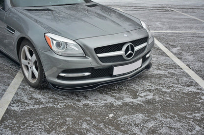 Frontlippe V.1 passend für Mercedes SLK R172 schwarz Hochglanz