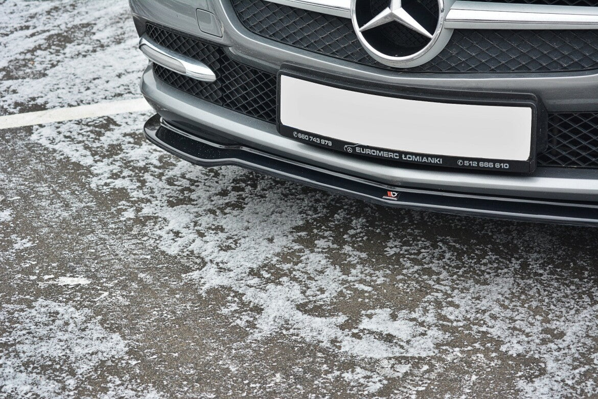Frontlippe V.1 passend für Mercedes SLK R172 schwarz Hochglanz