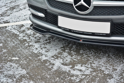 Frontlippe V.1 passend für Mercedes SLK R172 schwarz Hochglanz