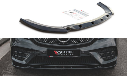 Frontlippe V.1 passend für Mercedes V-Klasse AMG-Line W447 FL schwarz Hochglanz