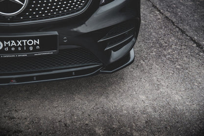 Frontlippe V.1 passend für Mercedes V-Klasse AMG-Line W447 FL schwarz Hochglanz
