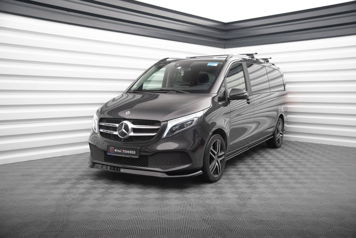 Frontlippe V.1 passend für Mercedes V-Klasse W447 FL schwarz Hochglanz