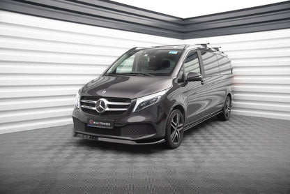 Frontlippe V.1 passend für Mercedes V-Klasse W447 FL schwarz Hochglanz
