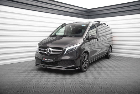 Frontlippe V.1 passend für Mercedes V-Klasse W447 FL schwarz Hochglanz