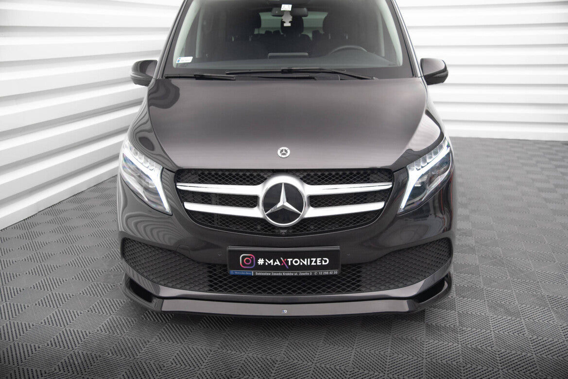 Frontlippe V.1 passend für Mercedes V-Klasse W447 FL schwarz Hochglanz