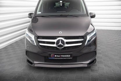 Frontlippe V.1 passend für Mercedes V-Klasse W447 FL schwarz Hochglanz