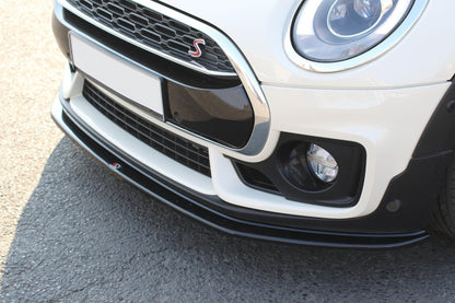 Frontlippe V.1 passend für Mini CLUBMAN S MK2 (F54) JCW schwarz Hochglanz