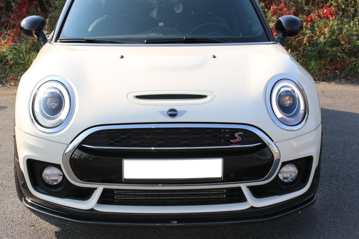 Frontlippe V.1 passend für Mini CLUBMAN S MK2 (F54) JCW schwarz Hochglanz