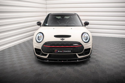 Frontlippe V.1 passend für Mini Cooper Clubman John Cooper Works F54 FL schwarz Hochglanz