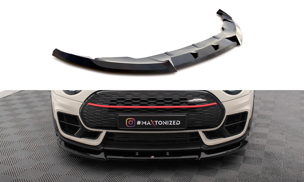 Frontlippe V.1 passend für Mini Cooper Clubman John Cooper Works F54 FL schwarz Hochglanz