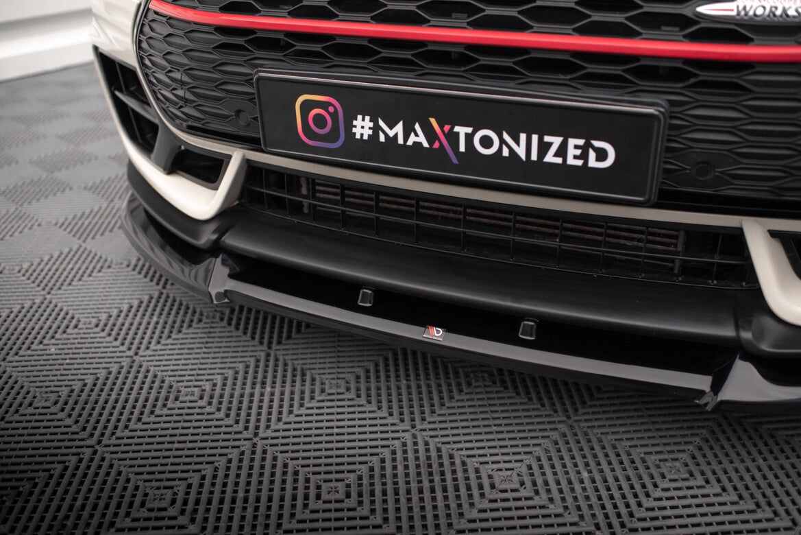 Frontlippe V.1 passend für Mini Cooper Clubman John Cooper Works F54 FL schwarz Hochglanz