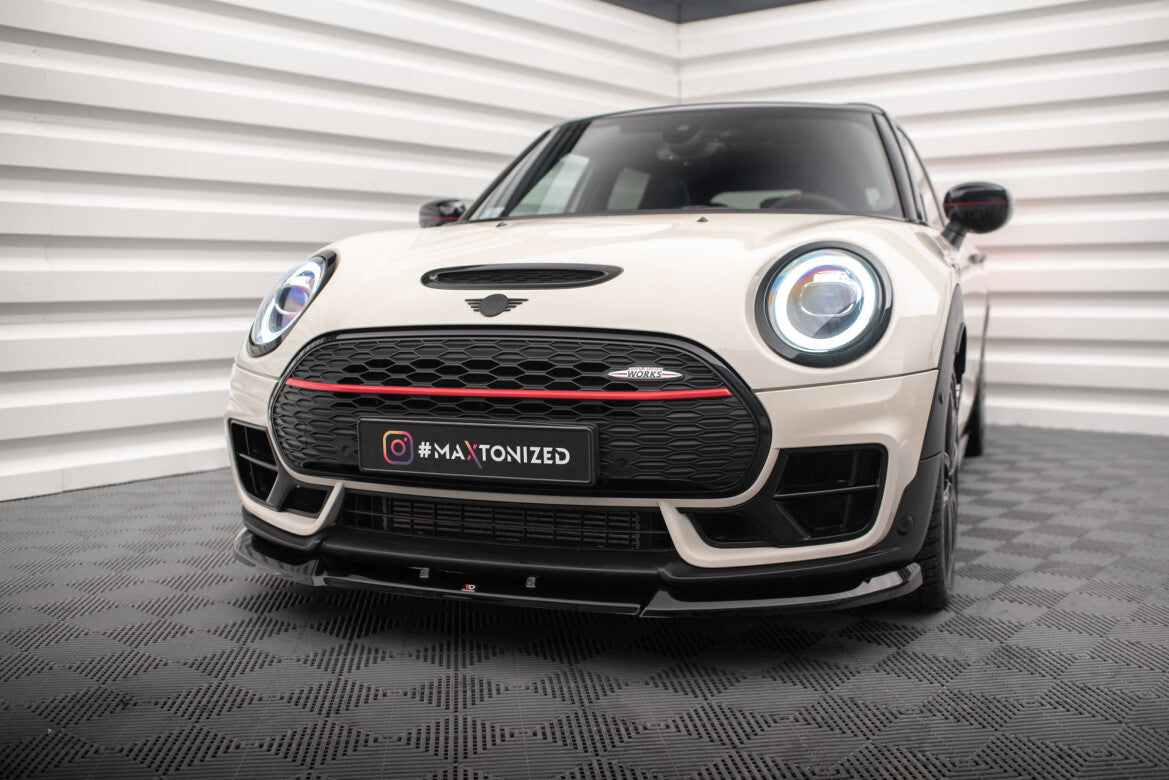 Frontlippe V.1 passend für Mini Cooper Clubman John Cooper Works F54 FL schwarz Hochglanz
