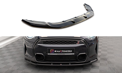 Frontlippe V.1 passend für Mini Cooper S F56 FL schwarz Hochglanz